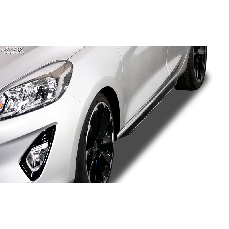 RDX Racedesign, Side skirts 'Slim', fits Ford Fiësta VIII (JHH) 2017- (ABS glossy black)