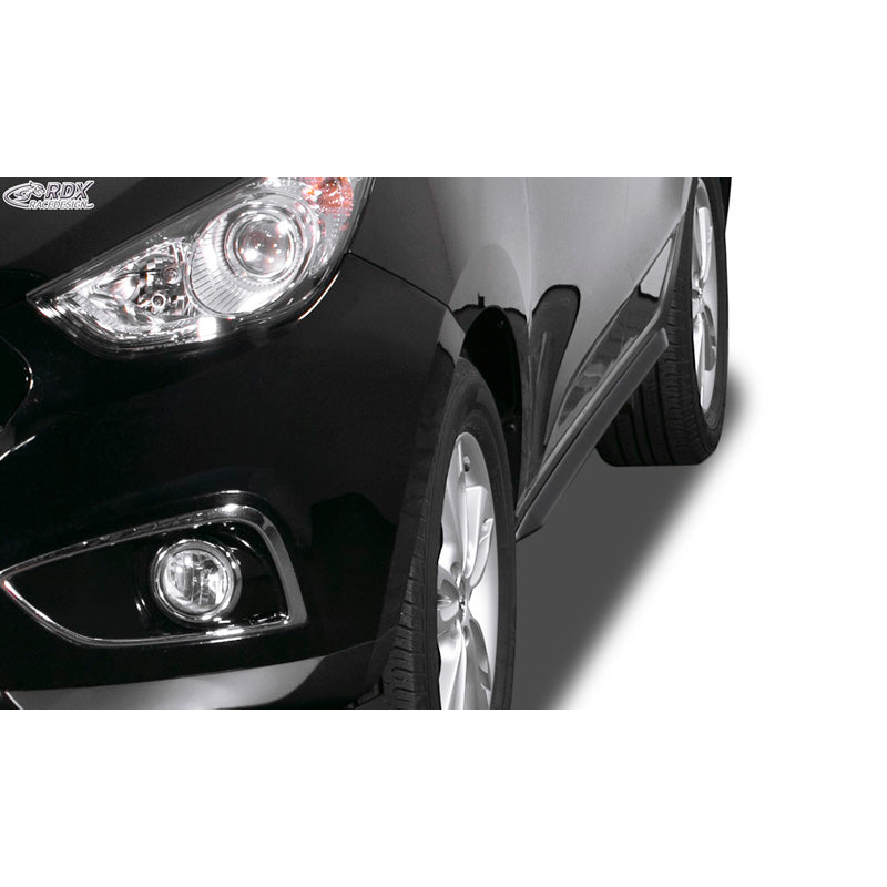 RDX Racedesign, Side skirts 'Slim', fits Hyundai ix35 2009-2016 (ABS glossy black)