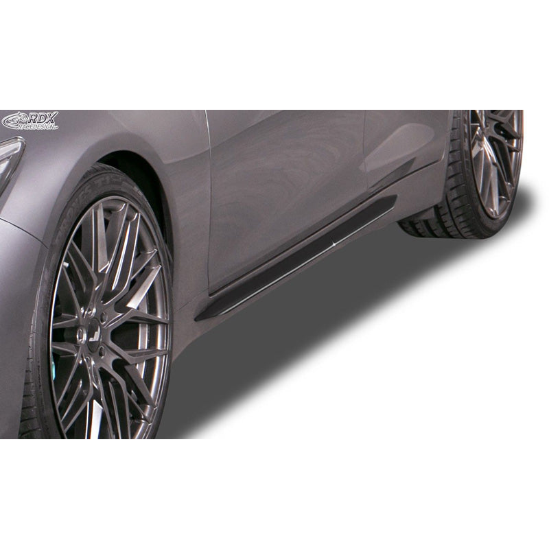 RDX Racedesign, Side skirts, fits Infinity Q50 2013- 'Slim' (ABS)