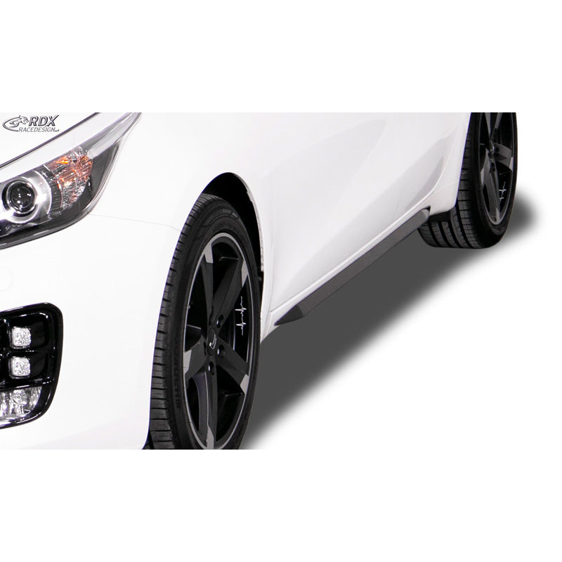 RDX Racedesign, jupes latérales « Slim », adaptées à Kia Ceed (JD) HB/CW et Pro Ceed 2012-2018 incl. GT/GT-Line (ABS noir brillant)