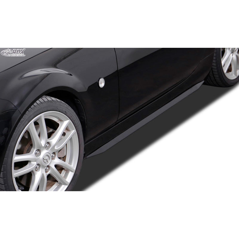 RDX Racedesign, Side skirts 'Slim', fits Mazda MX5 (NC) 2005-2008 (ABS glossy black)