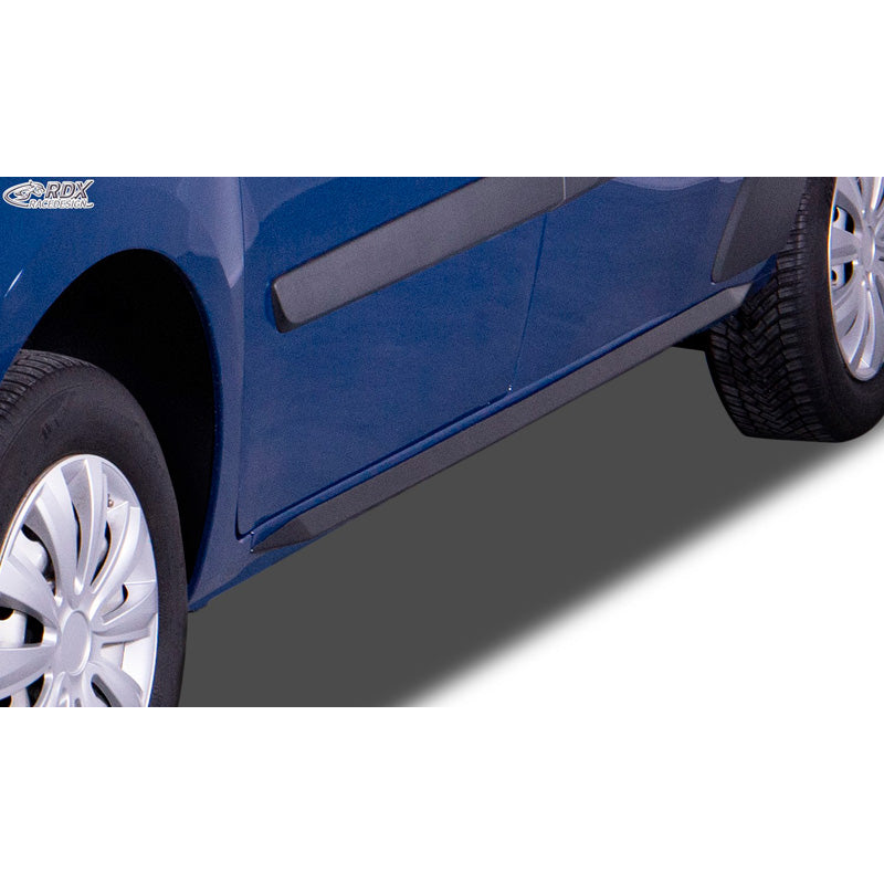 RDX Racedesign, Side skirts, fits Mercedes Citan W415 'Long' 2012-2021 'Slim' (ABS)
