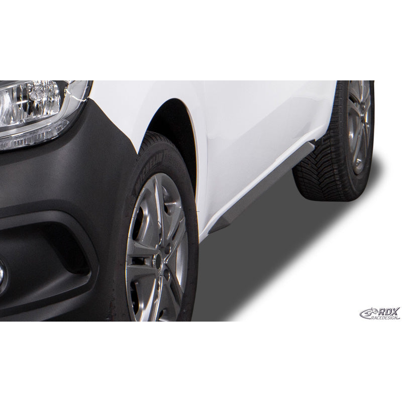 RDX Racedesign, side skirts, fits Mercedes Citan & T-Class (W420) 2021- 'Slim' (ABS)