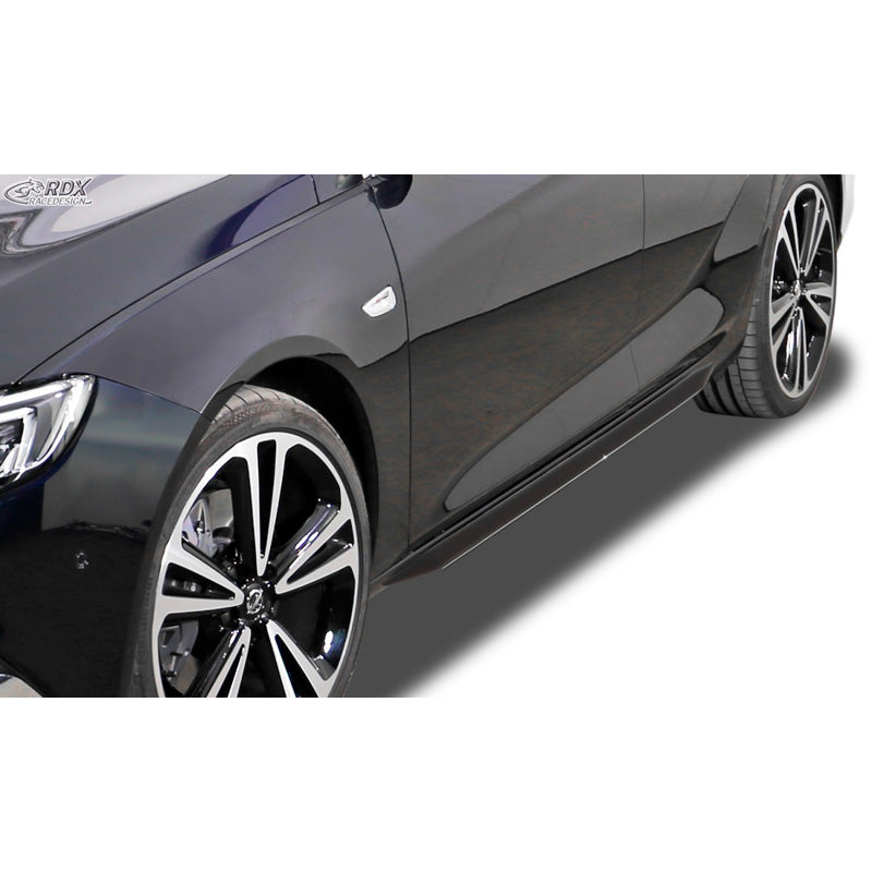 RDX Racedesign, Side skirts 'Slim', fits Opel Insignia B 2017- Grand Sport/Sportstourer incl. OPC (ABS glossy black)