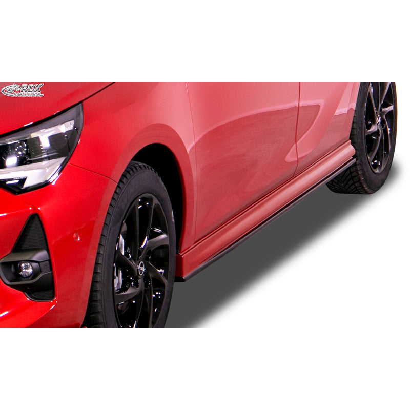 RDX Racedesign, bas de caisse, conviennent à Opel Corsa F 2019- 'Edition' (ABS)