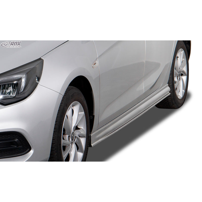 RDX Racedesign, bas de caisse, compatible avec Opel Astra K HB 2015-2021 'Edition' (ABS)