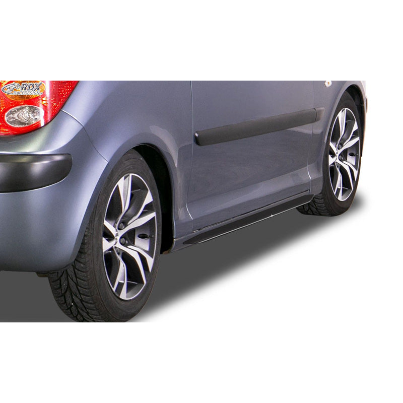 RDX Racedesign, jupes latérales, adaptées à Peugeot 1007 2005- 'Slim' (ABS)