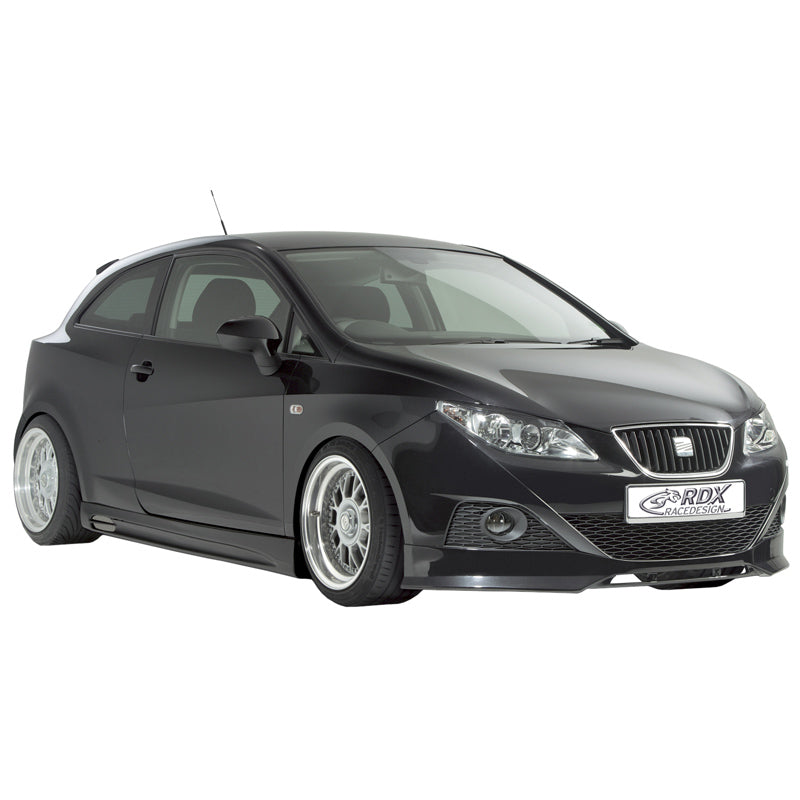 RDX Racedesign, Side skirts, fits Seat Ibiza 6J 3/5 doors 2008- 'GT-Race' (ABS)