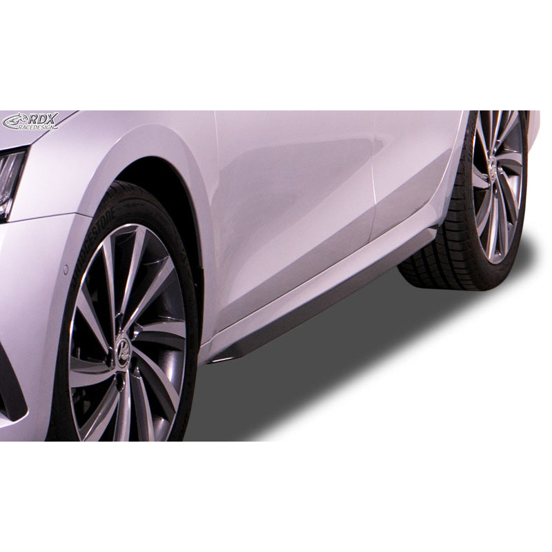 RDX Racedesign, Side skirts, fits Skoda Octavia IV HB/Wagon 2020- 'Slim' (ABS)