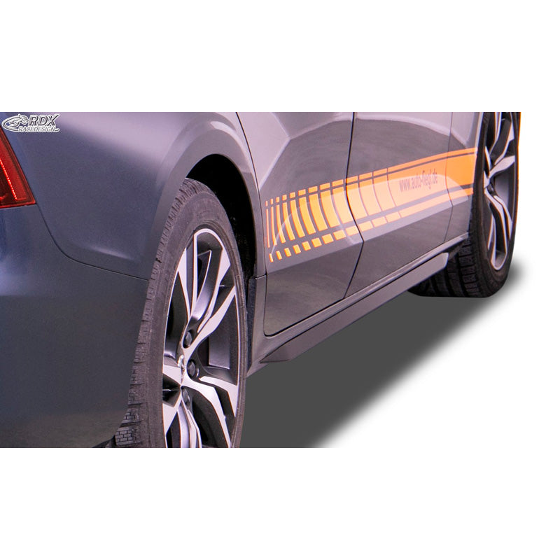 RDX Racedesign, bas de caisse 'Slim', convient à Volvo S60 & V60 II 2018- (ABS noir brillant)
