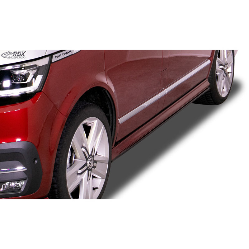 RDX Racedesign, Side skirts, fits Volkswagen Transporter T6 2015- (Short wheel base) 'Edition' (ABS)