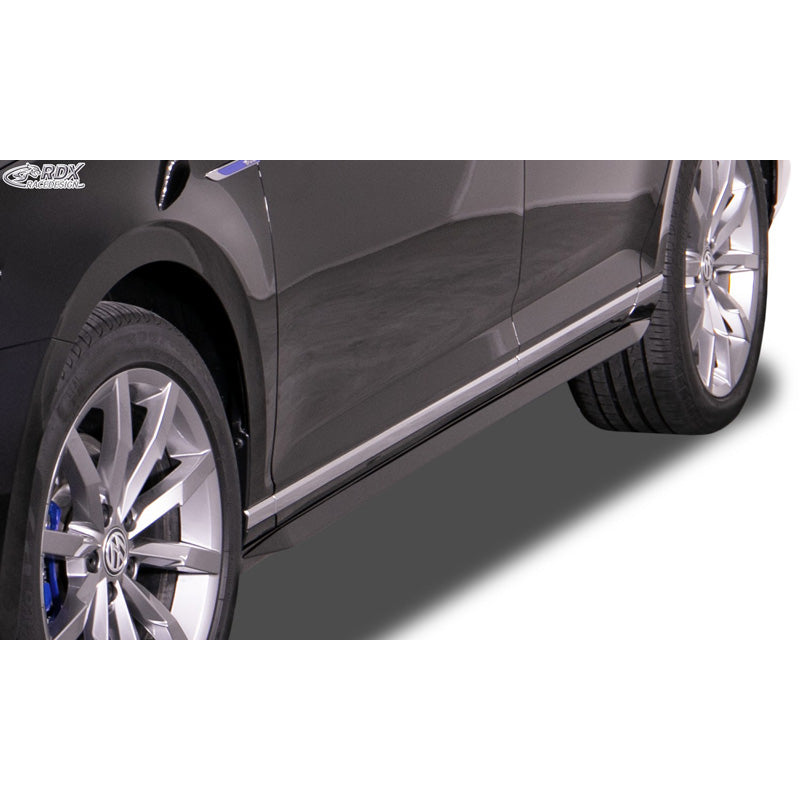 RDX Racedesign, Side skirts 'Slim', fits Volkswagen Passat (3G) Sedan/Variant 2014- (ABS glossy black)