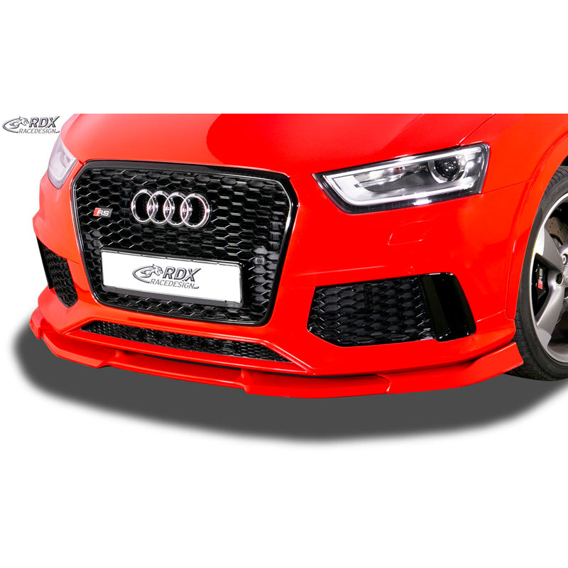 RDX Racedesign, front spoiler Vario-X, fits Audi RS Q3 (8U) 2013-2018 (PU)