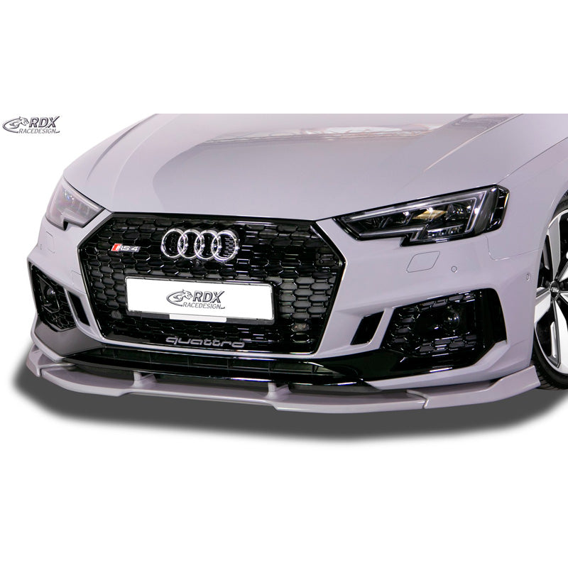 RDX Racedesign, front spoiler Vario-X, fits Audi RS4 (B9) 2015- (PU)
