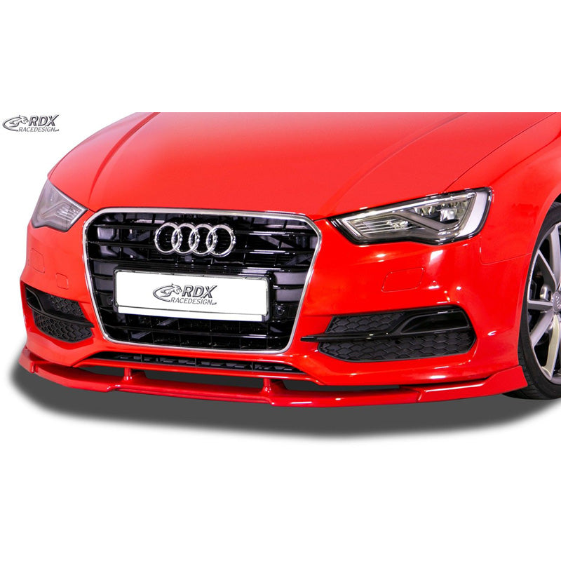 RDX Racedesign, Front spoiler Vario-X, past op Audi A3 (8V) Cabrio S-Line / S3 Cabrio 2013-2016 (PU)