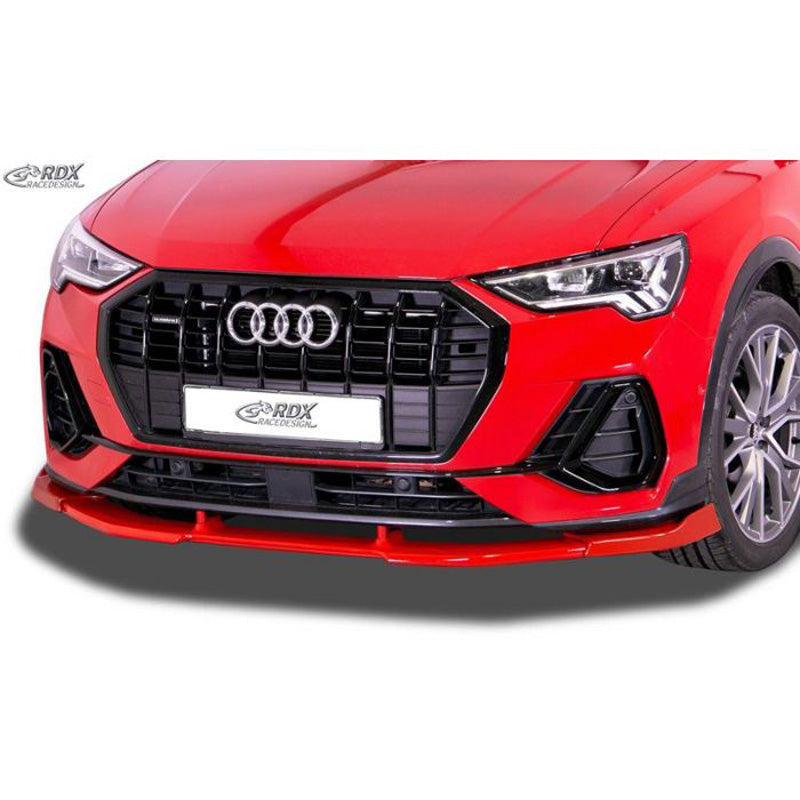 RDX Racedesign, Front spoiler Vario-X, past op Audi Q3 (F3) S-Line 2019- (PU)