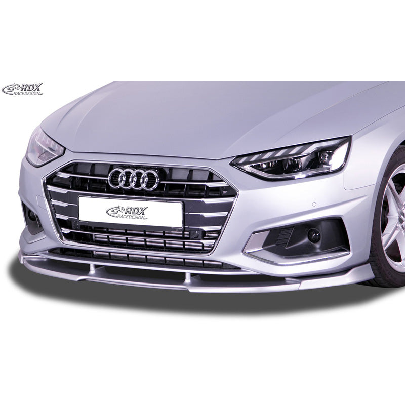 RDX Racedesign, Front spoiler Vario-X, past op Audi A4 (B9) FL 2019- (PU)