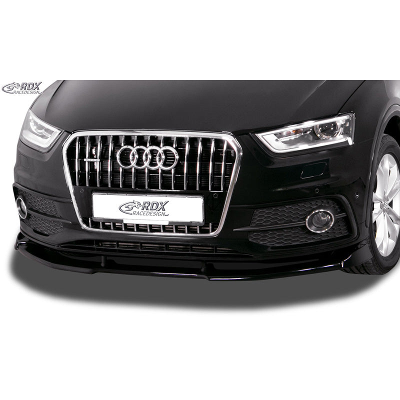 RDX Racedesign, frontspoiler Vario-X, past op Audi Q3 (8U) S-Line 2011-2014 (PU)