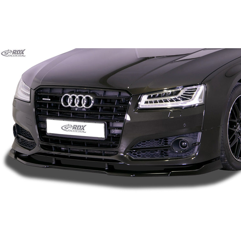 RDX Racedesign, frontspoiler Vario-X, past op Audi A8 (4H) incl. S-Line & S8 FL 2013- (PU)