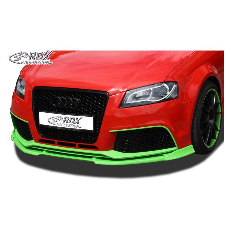RDX Racedesign, Front spoiler Vario-X, Fits Audi RS3 3/5 doors 2011- (PU)