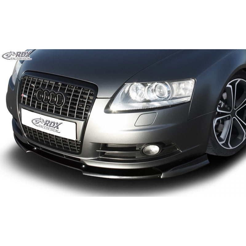 RDX Racedesign, Front spoiler Vario-X, Fits Audi A6 4F S-Line 2005-2008 (PU)
