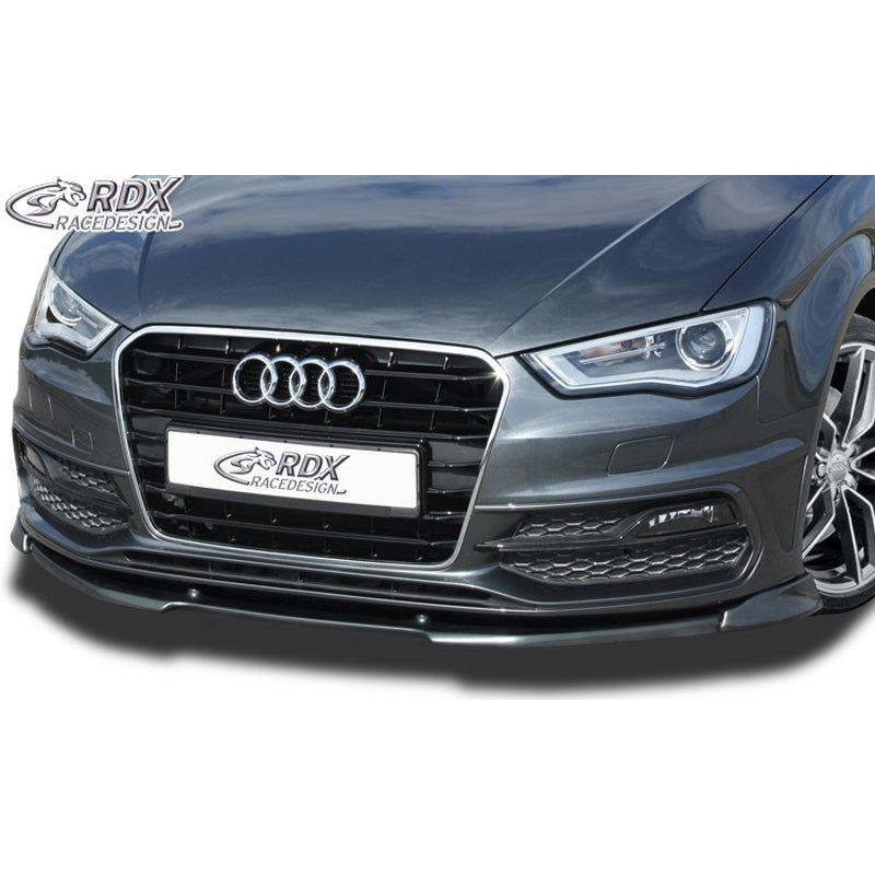 RDX Racedesign, Front spoiler Vario-X, Fits Audi A3 8V Sportback/Sedan/Cabrio S-Line/S3 2013-2016 (PU)