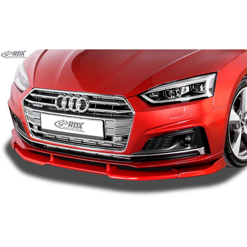 RDX Racedesign, frontspoiler Vario-X, past op Audi A5 S-Line & S5 (F5) Coupé/Cabrio/Sportback 2016-2020 (PU)