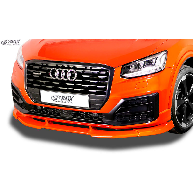 RDX Racedesign, frontspoiler Vario-X, past op Audi Q2 S-Line 2016- (PU)