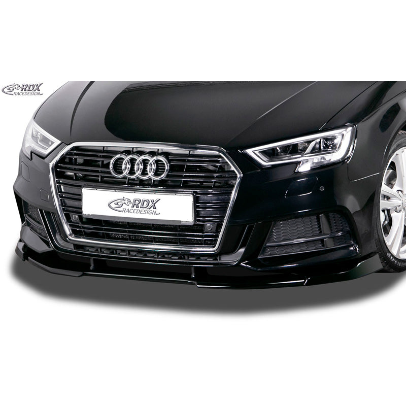 RDX Racedesign, spoiler avant Vario-X, convient à Audi A3 (8V) S-Line/S3 Facelift 2016- 3 portes/Sportback/Berline/Cabrio (PU)