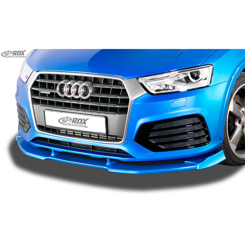 RDX Racedesign, frontspoiler Vario-X, past op Audi Q3 (8U) S-Line 2011-2018 (PU)