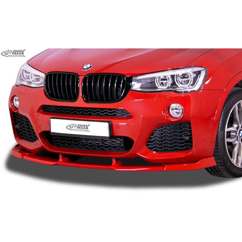 RDX Racedesign, Front spoiler Vario-X, Fits BMW X3 F25 M-Sport & M-Technic 2014-2017 (PU)