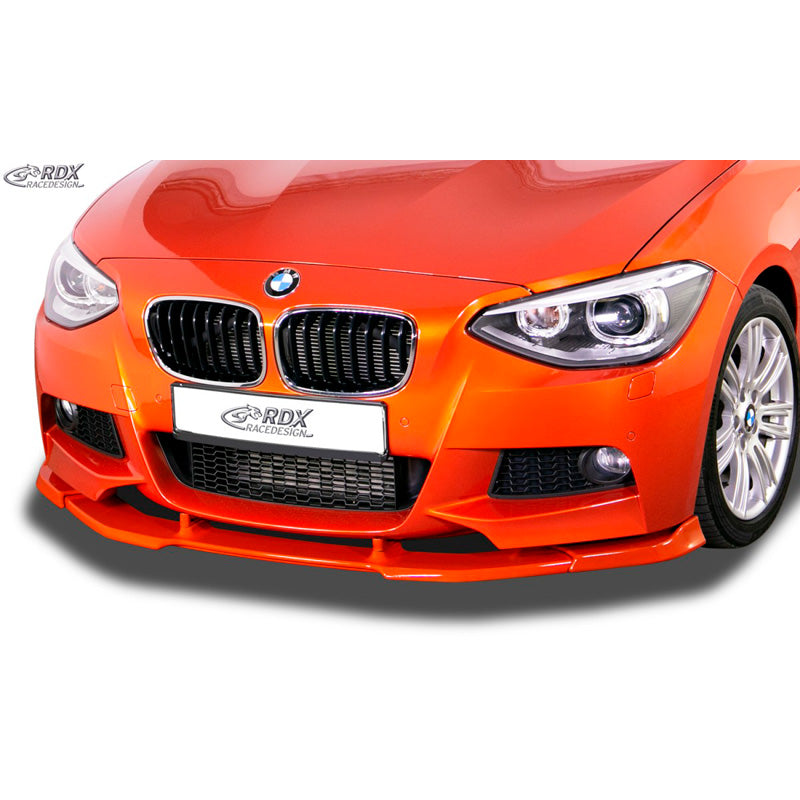 RDX Racedesign, voorspoiler Vario-X, past op BMW 1-Series F20 2011- 2015 met M-voorbumper (PU)