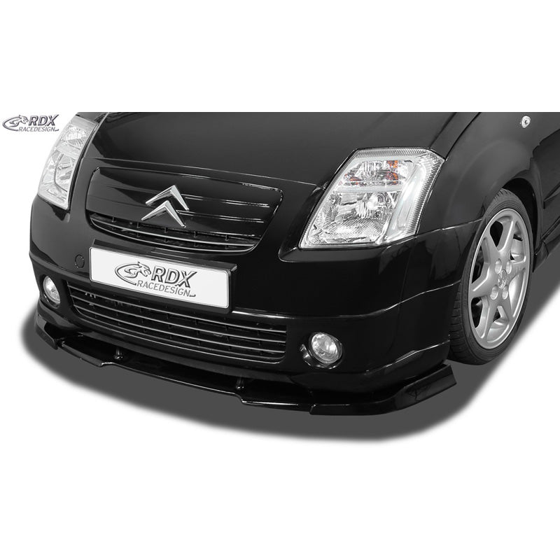 RDX Racedesign, voorspoiler Vario-X, past op Citroën C2 VTR/VTS (PU)