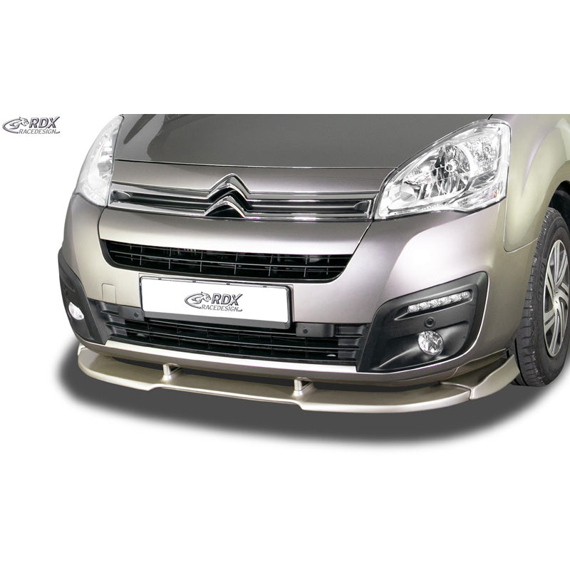 RDX Racedesign, voorspoiler Vario-X, past op Citroën Berlingo (B9)/Peugeot Partner 2015-2018 (PU)