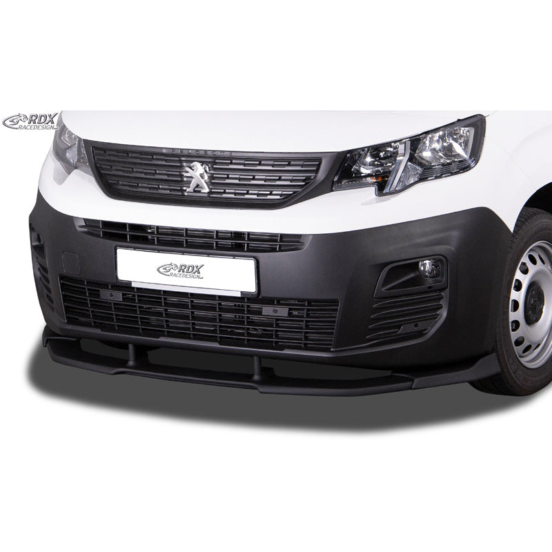 RDX Racedesign, Front spoiler Vario-X, Fits Citroën Berlingo / Peugeot Partner & Rifter / Opel Combo / Toyota ProAce City & ProAce City Verso 2018- (PU)