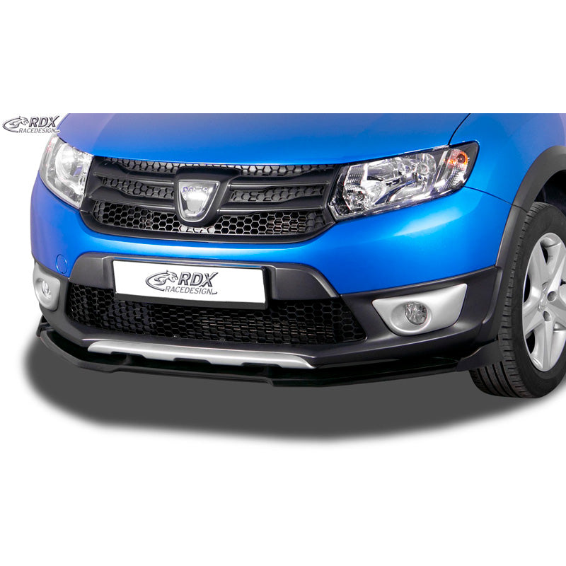 RDX Racedesign, Front spoiler Vario-X, Fits Dacia Sandero II Stepway 2012- (PU)