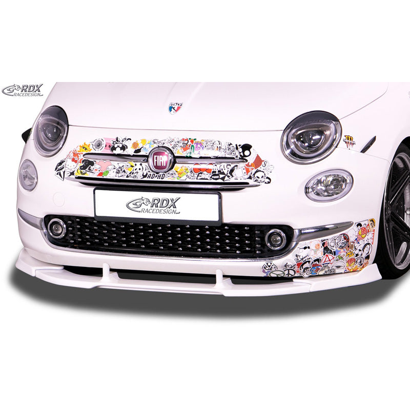 RDX Racedesign, Front spoiler Vario-X, Fits Fiat 500 FL 2016- (PU)