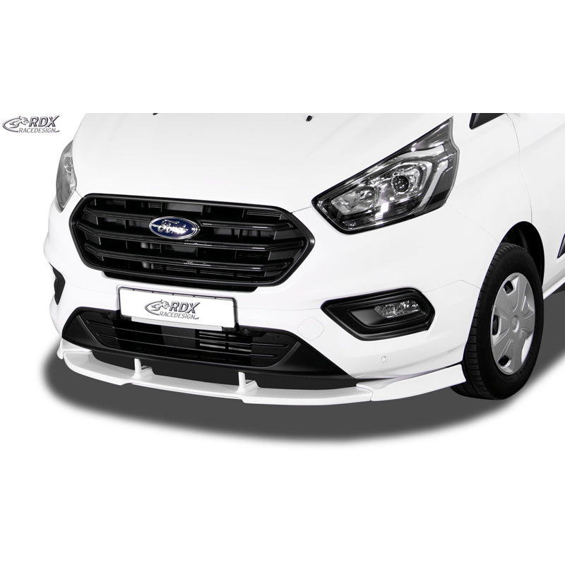 RDX Racedesign, Front spoiler Vario-X, fits Ford Transit Custom & Tourneo Custom MK7 FL 2018-2022 (PU)