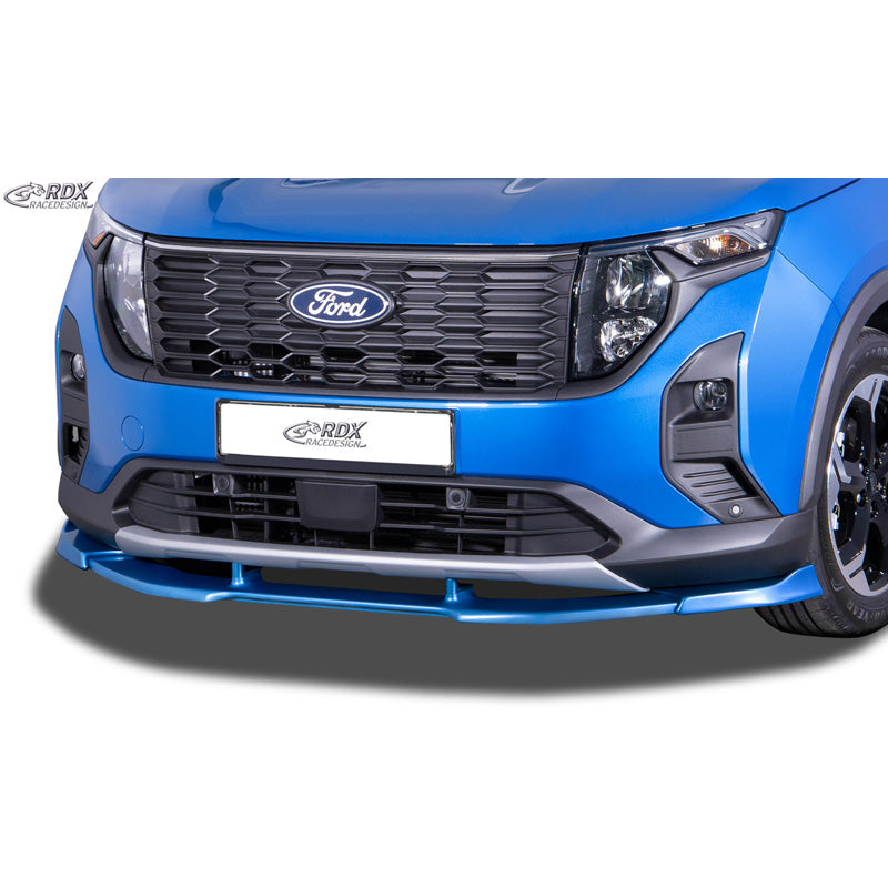 RDX, Front Spoiler Vario-X, polyurethane, Fits Ford Transit Courier (2023-) & Tourneo Courier (2023-)