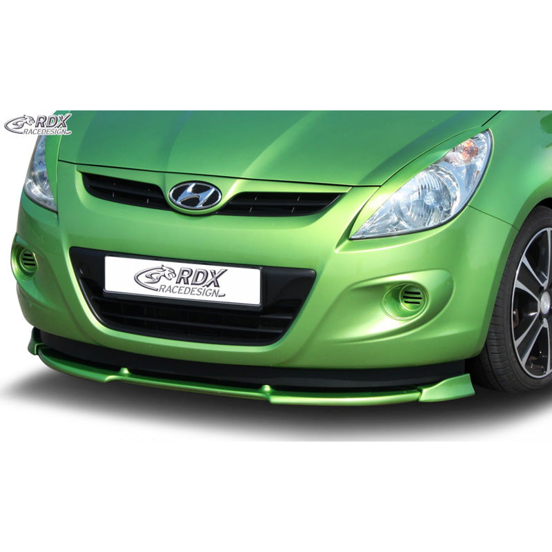 RDX Racedesign, Front spoiler Vario-X, Fits Hyundai i20 PB/PBT 2008-2012 (PU)