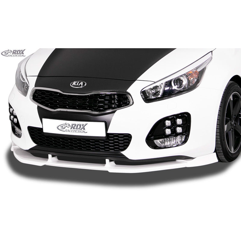 RDX Racedesign, spoiler avant Vario-X, compatible avec Kia Ceed (JD) HB/SW & Pro Ceed GT & GT-Line 2015-2018 (PU)