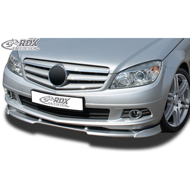 RDX Racedesign, Front spoiler Vario-X, Fits Mercedes C-Class W204 2007-2011 (PU)
