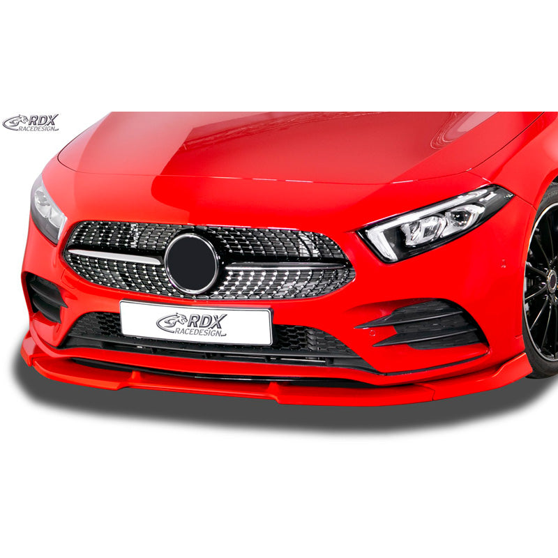 RDX Racedesign, Front spoiler Vario-X, fits Mercedes A-Class W177 AMG-Line 2018- (PU)