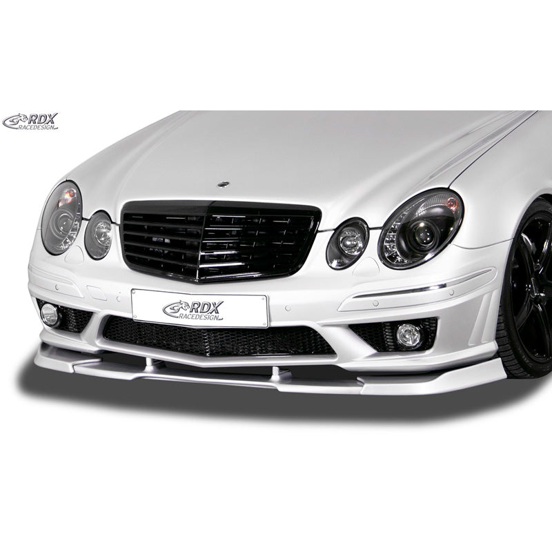 RDX Racedesign, Front spoiler Vario-X, Fits Mercedes E-Class W211 AMG 2006-2009 (PU)