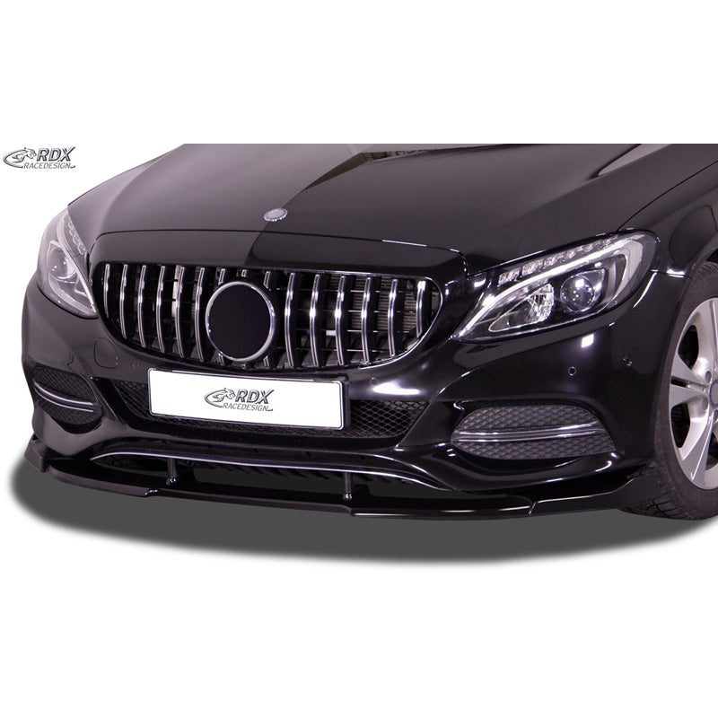 RDX Racedesign, Front spoiler Vario-X ''V2'', fits Mercedes C-Class W205 2014-2018 incl. Coupe & Estate(PU)