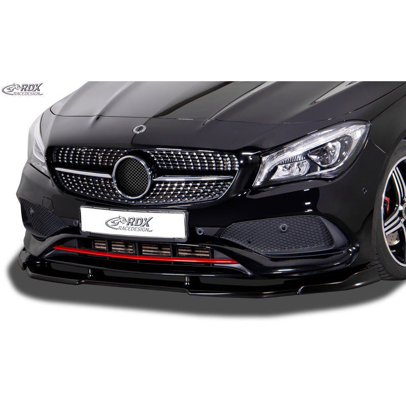 RDX Racedesign, Frontspoiler Vario-X, geschikt voor Mercedes CLA Coupe (C117) & Shooting Brake (X117) Facelift 2016-2019 (PU)