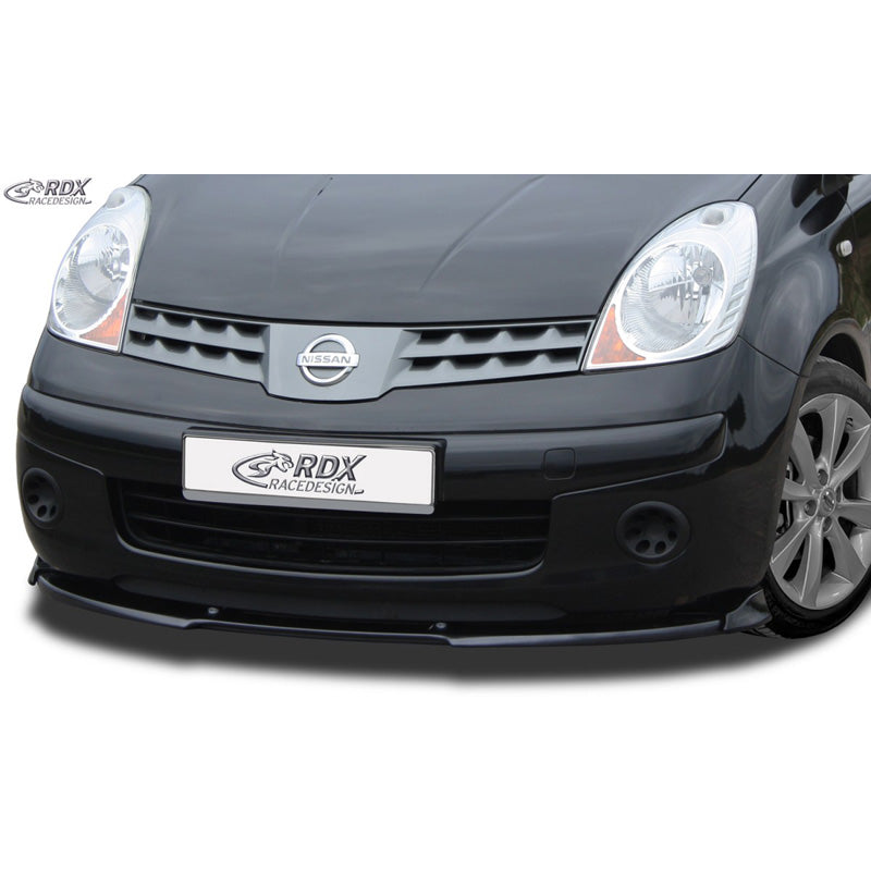 RDX Racedesign, Front spoiler Vario-X, Fits Nissan Note (E11) 2005-2009 (PU)