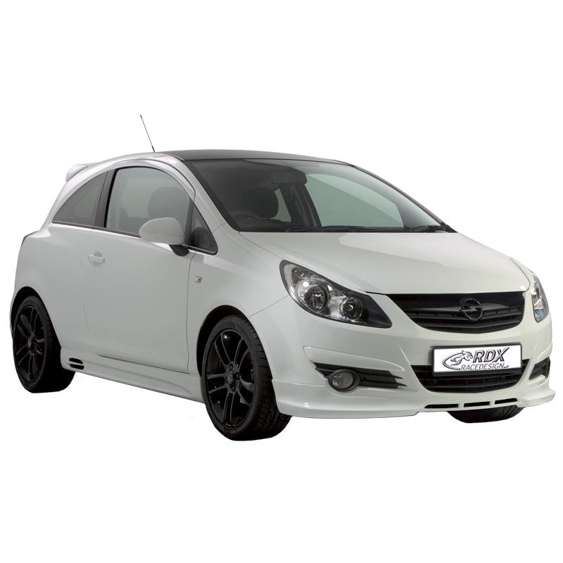 RDX Racedesign, Front spoiler, Fits Opel Corsa D 2006-2011 excl. OPC (PU)