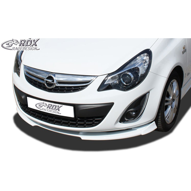 RDX Racedesign, Front spoiler Vario-X, Fits Opel Corsa D Facelift 2010-2014 (PU)