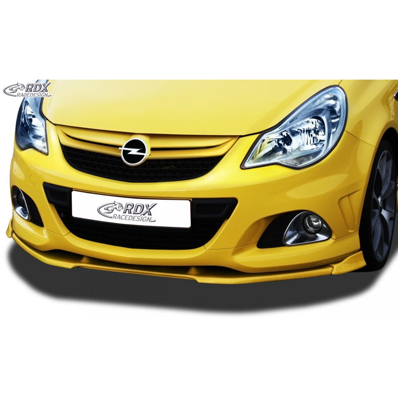 RDX Racedesign, Front spoiler Vario-X, Fits Opel Corsa D Facelift OPC 2010- (PU)